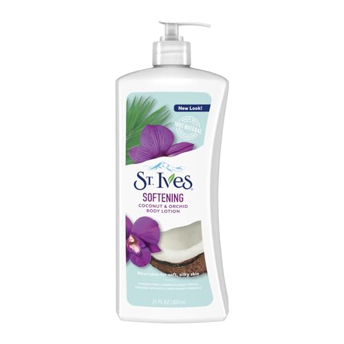 St. Ives Body Lotion - Long-Lasting Hydration with Coconut & Orchid Extract - 21 oz