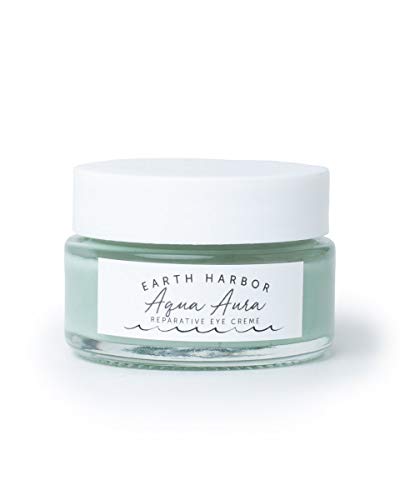 Earth Harbor Eye Cream - Reduces Fine Lines & Dark Circles, Blue Tansy & Seaweed Collagen - 1/2 oz