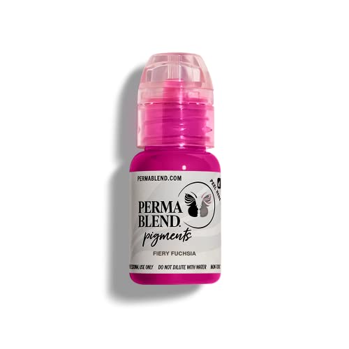 Perma Blend Lip Pigment - 100% Certified Vegan, Safe for Skin, Fiery Fuchsia - 0.5 oz