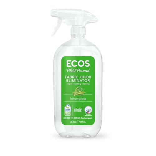 ECOS Breeze Lemongrass Fabric Refresher - Odor Eliminator, Plant-Powered, 20 fl. oz.