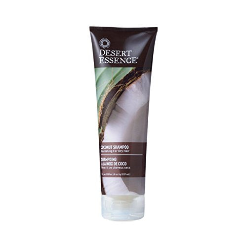 Desert Essence Coconut Shampoo - Nourishes Dry Hair, Made in USA - 8 fl. oz