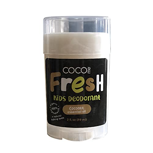 CocoMe Kids Deodorant - Organic & Natural Ingredients, Aluminum-Free, Coconut Scent - 2oz