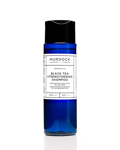 Murdock London Black Tea Shampoo - Caffeine-Infused for Fuller Hair, Paraben-Free - 250ml