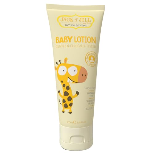 Jack N' Jill Baby Lotion - Hypoallergenic, Dermatologically Tested, Unscented - 100mL