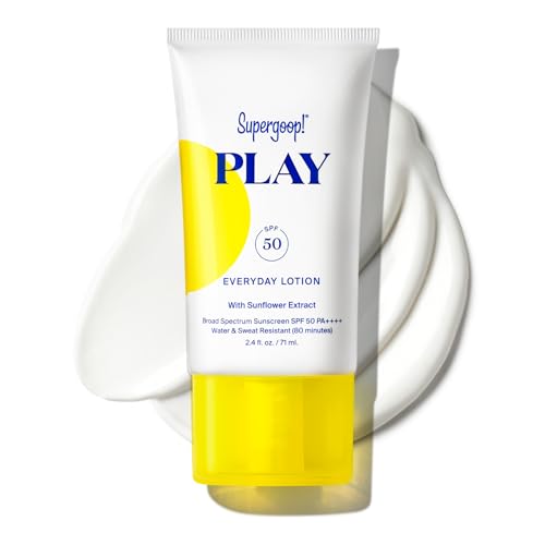 Supergoop! PLAY Everyday Lotion SPF 50 - Hydrating, Fast-Absorbing, Water-Resistant - 2.4 fl oz