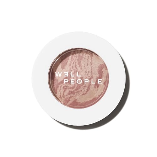 Well People Blush Powder - Hydrating Color, Oil Control, Vegan Ingredients - Hazelnut Harvest