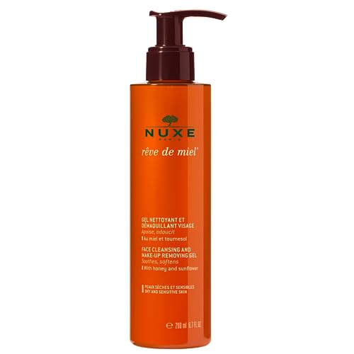 NUXE Rêve de Miel Facial Cleanser - Soothing Honey & Sunflower for Sensitive Skin - 6.7 fl. oz