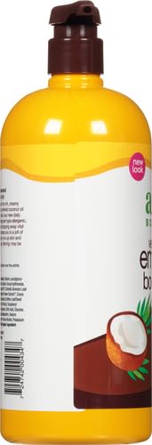 Alba Botanica Body Wash - Quick Relief for Dry Skin & Eczema, Natural Coconut Oil - 32oz