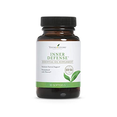 Young Living Inner Defense Softgels - Immune Support with Essential Oils, 30 Count