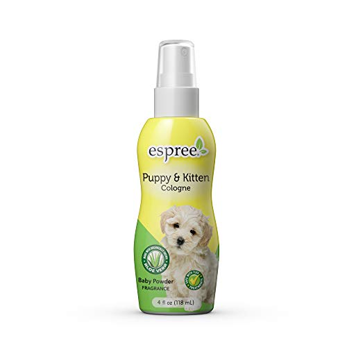 Espree Pet Cologne - Naturally Neutralizes Odors, Conditions Coats, Baby Powder Scent - 4oz