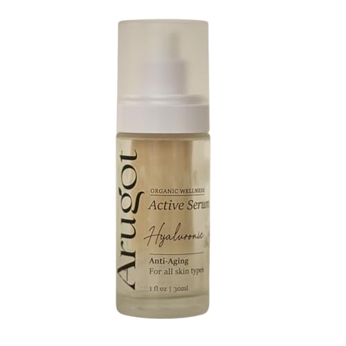 Arugot Organic Face Serum - Hydrating, Anti-Aging, Oil-Free, Non-Comedogenic - 30ml