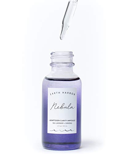 Earth Harbor NEBULA Adaptogen Clarity Ampoule - Clears & Balances Skin, Vegan Ingredients - 1 fl oz