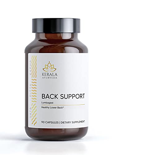 Kerala Ayurveda Back Support Herbal Capsules - Eases Discomfort, All-Natural Ingredients - 90 Count