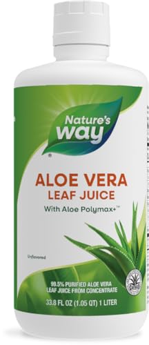 Nature's Way Aloe Vera Supplement - Supports Digestive Health, Certified Quality - 33.8 Fl. Oz