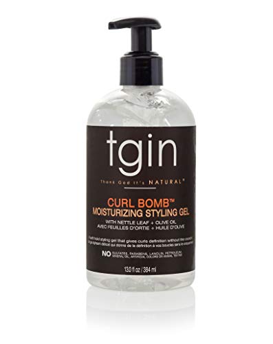 tgin Curl Bomb Moisturizing Styling Gel - Enhances Curls & Shine, Reduces Frizz - 13 oz