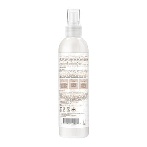 SheaMoisture Leave-in Conditioner - Softens & Detangles, Silicone-Free, 8oz with Coconut Oil