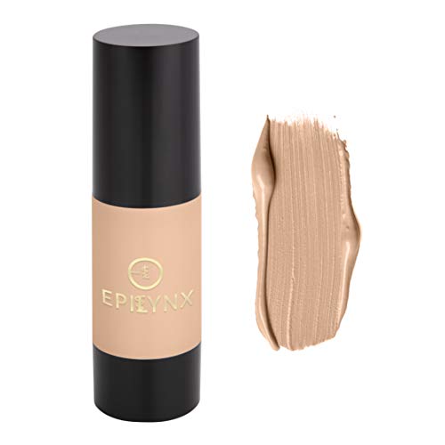 EpiLynx by Dr. Liia Foundation - Hydrating Full Coverage, Allergen-Free, Vegan - 1oz