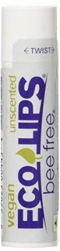 ECO LIPS Bee Free Vegan Lip Balm - Softens Lips, Non-GMO, Fair Trade, 0.15 OZ