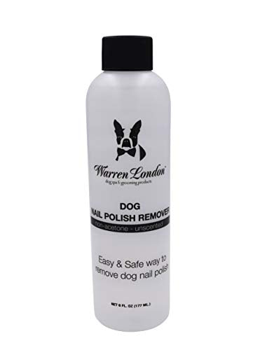 Warren London Dog Nail Polish Remover - Non-Acetone, Safe for Pets - 8oz