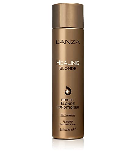 L'ANZA Healing Blonde Conditioner - Boosts Shine, Nourishes & Detangles - 8.5 Fl Oz