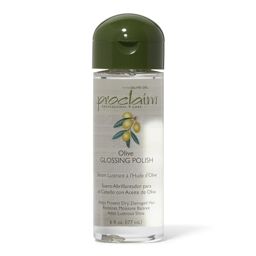 Olive Oil Glossing Polish - Restores Shine & Moisture, Reduces Frizz - 6oz