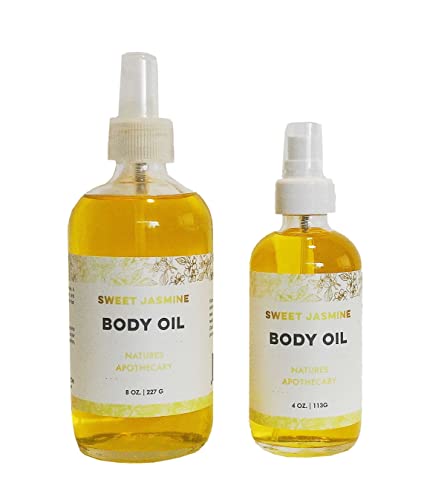 DAYSPA Body Basics Sweet Jasmine Body Oil - Ultra-Moisturizing, Hypoallergenic - 8oz