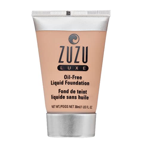 Zuzu Luxe Liquid Foundation - Flawless Full Coverage, Paraben-Free, Vegan - Medium L-14