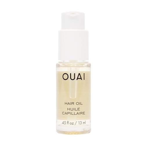 OUAI Hair Oil Travel Size - Frizz Control & Heat Protection, Color Safe - 0.45 oz