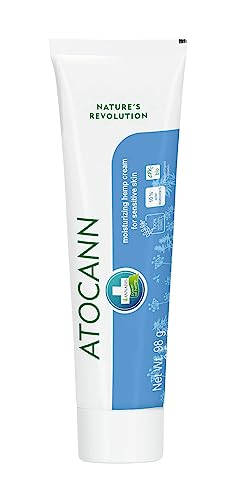 Annabis ATOCANN Organic Vegan Body Cream - Moisturizing Relief for Sensitive, Dry Skin - 200ml