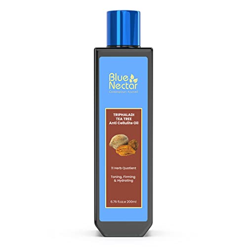 Blue Nectar Body Oil - Anti-Cellulite Hydration, Natural Ingredients, 6.76 fl oz