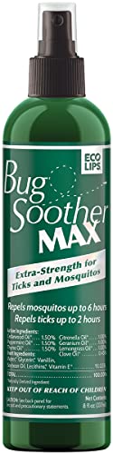 Bug Soother MAX - Natural Gnat, Tick & Mosquito Repellent, DEET-Free, 8 fl oz Spray