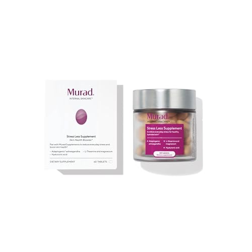 Murad Moringa Supplement - Supports Calm, Focus & Hydration with L-Theanine & Ashwagandha - 60 pcs