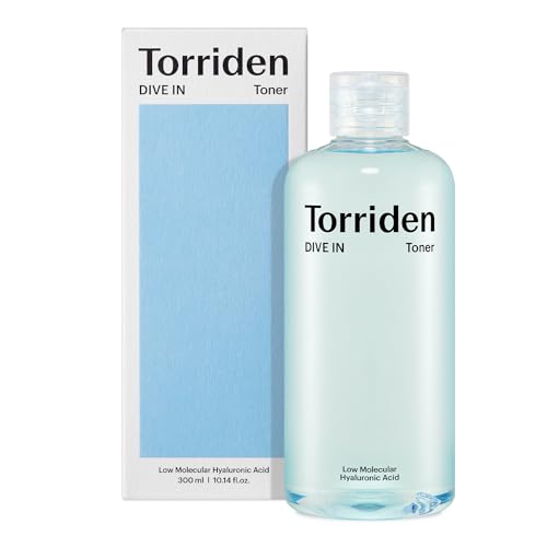 Torriden Dive-in Toner - Hydrating Low pH Formula for Sensitive Oily Skin, Vegan - 10.14 fl oz