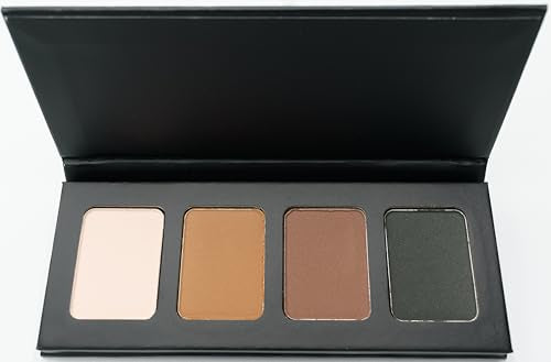 Pure Ziva Vegan Eyeshadow Palette - Paraben-Free, Talc-Free, Cruelty-Free - 4 Mini Shades