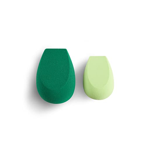 EcoTools Perfect Blender Duo Sponge - Flawless Coverage, Vegan & Cruelty-Free - 2 Piece Set