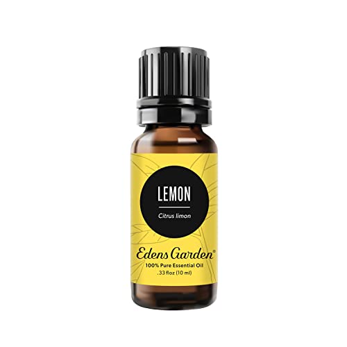 Edens Garden Lemon Essential Oil - Uplifting Aroma, Natural Therapeutic Use - 10 ml