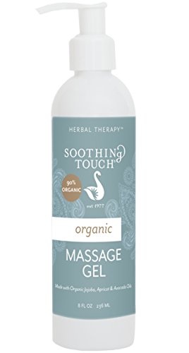 Soothing Touch Massage Gel - Organic, Paraben-Free, Long-Lasting Glide - 8oz Unscented