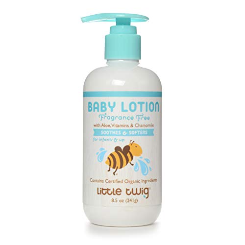 Little Twig Baby Lotion - Extra Mild, Organic Ingredients, Fragrance-Free - 8.5 fl oz