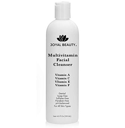 JOYAL BEAUTY Facial Cleanser - Gentle Hydrating Makeup Remover with Vitamins A, C, E - 8oz