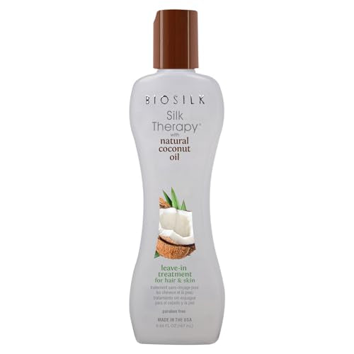 Biosilk Leave-In Hair Conditioner - Controls Curls, Reduces Breakage, 5.64oz Treatment