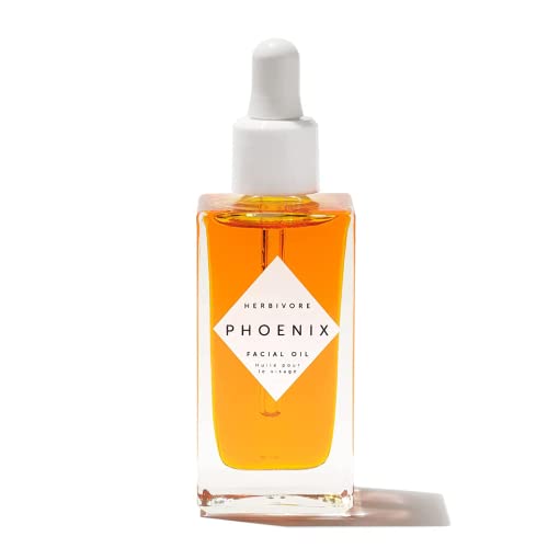 HERBIVORE Phoenix Rosehip Face Oil - Hydrates & Revitalizes Dry Skin with CoQ10, 50mL