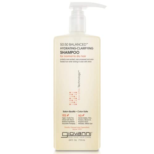 GIOVANNI Balanced Hydrating Shampoo - Moisture & Protection for Color-Treated Hair - 24oz