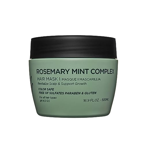 Luseta Rosemary Mint Hair Mask - Deep Nourishment, Strengthens Hair & Promotes Scalp Health - 16.9oz
