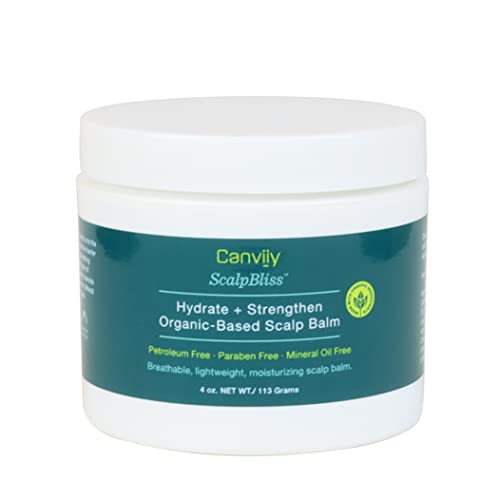 Canviiy ScalpBliss Scalp Treatment - Hydrates & Strengthens Hair, Organic Ingredients - 4oz