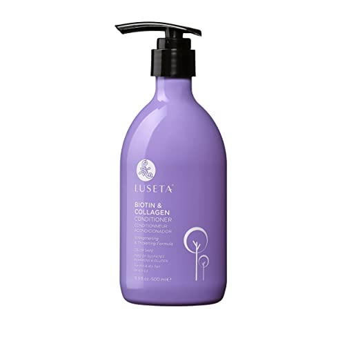 Luseta Biotin & Collagen Conditioner - Promotes Hair Growth, Strengthens & Adds Volume - 16.9oz
