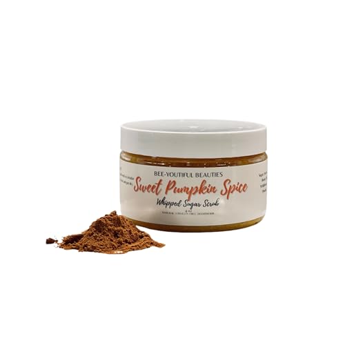 Bee-Youtiful Beauties Body Scrub - Hydrating Exfoliant with Beeswax, Sweet Pumpkin - 8oz