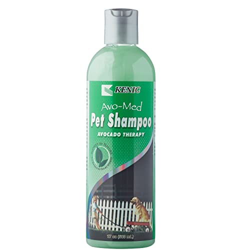 Kenic AVO-Med Pet Shampoo - Soothes Dry Skin, Naturally Derived Ingredients - 16oz