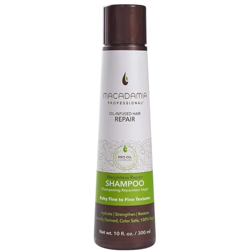 Macadamia Professional Shampoo - Revives & Strengthens Fine Hair, Prevents Color Fade - 10 Fl Oz