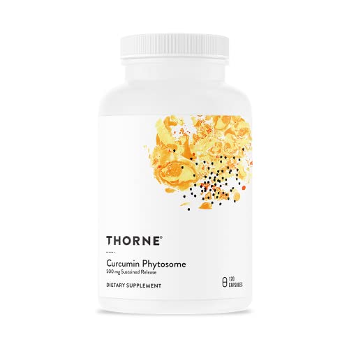 THORNE Curcumin Phytosome 500 mg - High Absorption, Joint & Muscle Support - 120 Capsules