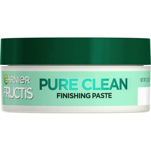 Garnier Fructis Pure Clean Finishing Paste - 24-Hour Definition, 99% Naturally Derived - 2 Oz